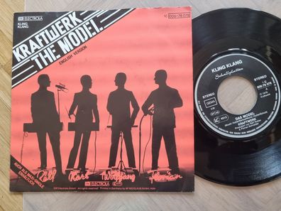 Kraftwerk - Das/ The Model 7'' Vinyl SUNG IN GERMAN AND English