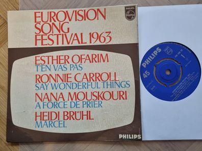 Esther Ofarim Ronnie Carroll Heidi Brühl Nana Mouskouri - 7'' EP Eurovison 1963