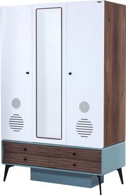 Kleiderschrank Atom 3-türig