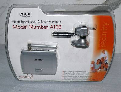 Enox A102 Video Audio 2,4Ghz Überwachung System Spion Sicherheit Kamera 100m