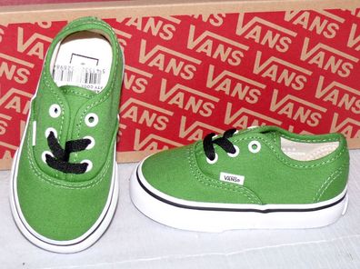 Vans Authentic T'S Canvas Kinder Schuhe Sneaker EU 21 Online Lime Truhe White BK