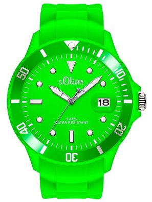 s. Oliver Silikonband neon-grün SO-2684-PQ