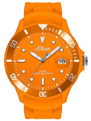 s. Oliver Silikonband neon-orange SO-2686-PQ