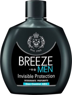 Breeze Deodorant Squeeze Men Invisible Protection 100 ml