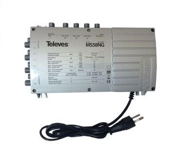 Televes Multischalter 5 in 8 Guss mit Schaltnetzteil MS58NG