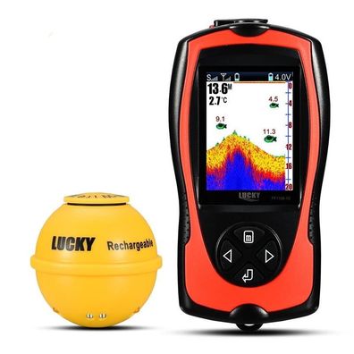 Wiederaufladbares kabelloses Sonar für Fischfinder