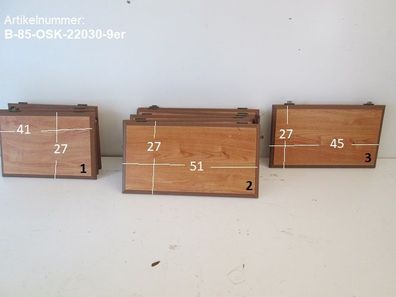 9-er Set Möbelklappen (f. Oberschrank) - perfekt für Selbstausbauer Wohnwagen / ...