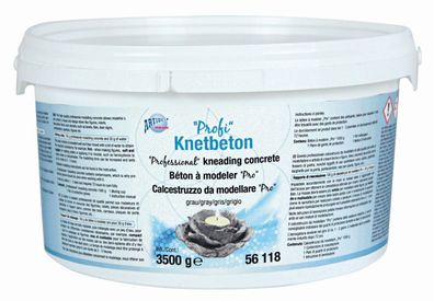 Profi-Knetbeton grau, 3500g