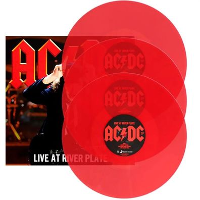 AC/ DC - Live at River Plate RED VINYL - 3LP rot NEU-NEW