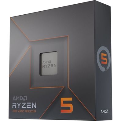 AMD Ryzen 5 7600X Desktop-Prozessor CPU (4,7GHz, 6 Kerne, Sockel AM5)