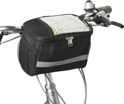 Fahrradlenkertasche 21x12 Reflektorstreifen mit Kühlfach und Kartenfach Fahrrad