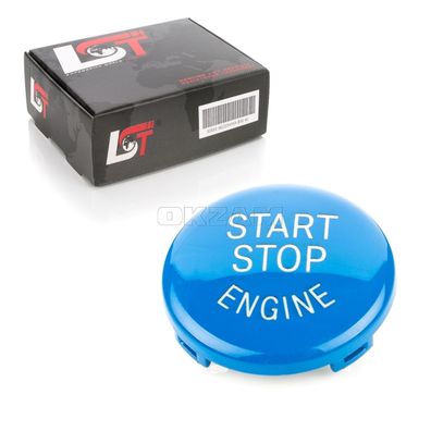 Start Stop Engine Knopf Abdeckung blau für BMW 1er 3er 5er X1 Z4 E-Serie