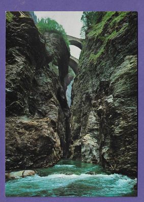 Postkarte Schweiz Thusis/ Graubünden Viamala Schlucht unbenutzt