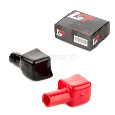 Batteriepol Abdeckung Set rot schwarz für ATU Baotian Benelli Benzhou BETA