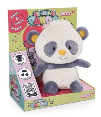NICI Singing Panda 20cm Sing & Tanzfunktion Neuware