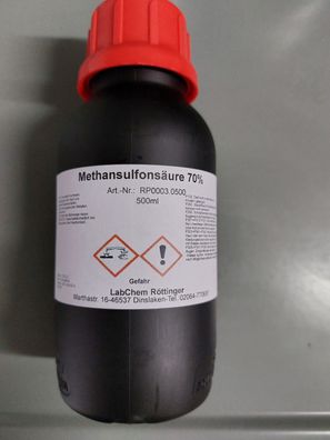 Methansulfonsäure 70% MSA MSS 500ml
