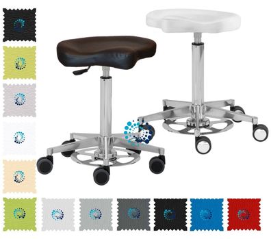 Mayer Rollhocker myPROFI hoch 1398, Ergo-Sitz + Fußauslöser - Praxis, Salon