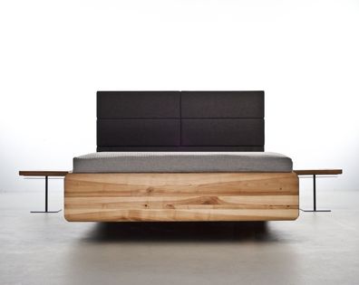 Boxspring 160x220 Designerbett Schwebebett minimalistisch extravagant reduzierte Form