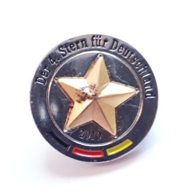 Anstecker Pin Der 4. Stern für Deutschland 2010