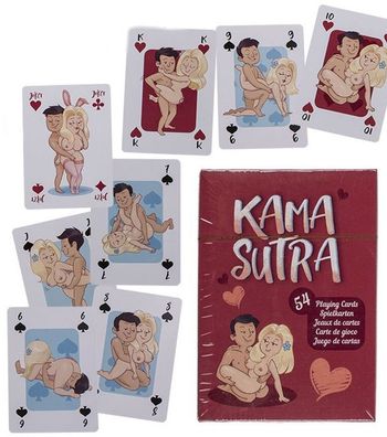 Kartenspiel Kamasutra Comic II 54 Karten Sex Spielekarten Skat Erotik Spiel Karten