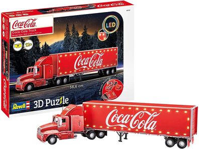 Revell 00152 - Coca-Cola Weihnachtstruck mit LED-Beleuchtung - 3D Puzzle