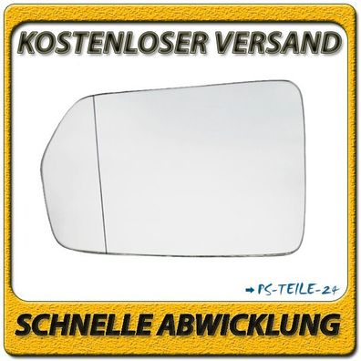 Spiegelglas zum Kleben für KIA Sportage II 05/2007-2010 links asphärisch