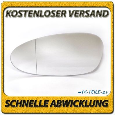 Spiegelglas zum Kleben für Porsche Boxster 2004-2009 links asphärisch