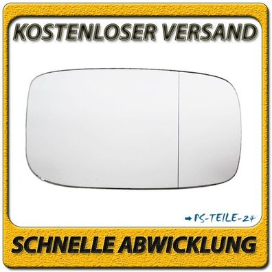 Spiegelglas zum Kleben für LANCIA PHEDRA 2002-2010 rechts asphärisch