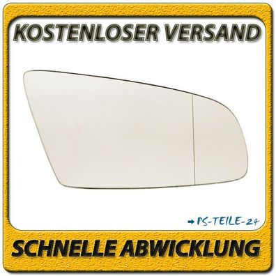 Spiegelglas zum Kleben für AUDI A3 2003-2008 rechts asphärisch