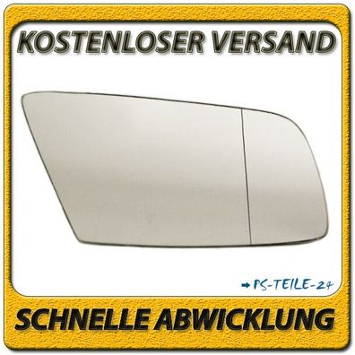 Spiegelglas zum Kleben für BMW 5er E60 E61 2003-2010 rechts asphärisch