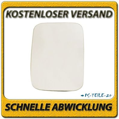 Spiegelglas zum Kleben für VW T4 Pritsche / Doka 1990-2003 links konvex
