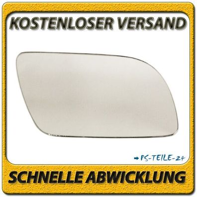 Spiegelglas zum Kleben für VW POLO 9N 2001-2004 rechts konvex