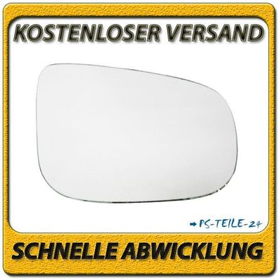 Spiegelglas zum Kleben für VOLVO S60 II / S80 II 2010-2017 rechts konvex