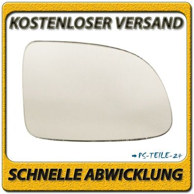 Spiegelglas zum Kleben für Renault CLIO I 1990-1994 rechts konvex