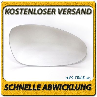 Spiegelglas zum Kleben für Porsche Boxster 2009-2012 rechts sphärisch