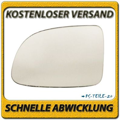 Spiegelglas zum Kleben für Renault CLIO I 1990-1994 links konvex