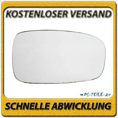 Spiegelglas zum Kleben für Peugeot 306 1993-2001 links konvex