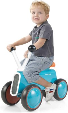 Baby Laufrad für Kinder 10-24 Monaten, Lauflernrad ohne Pedal mit 4 Räder