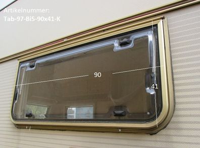 Tabbert Wohnwagenfenster ca 90 x 41 gebr. Birkholz 5 D529 (zB 540er Comtesse BJ ...