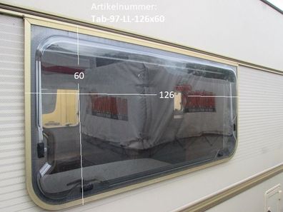 Tabbert Wohnwagenfenster ca 126 x 60 gebr. Langlotz RG D2267 (zB 540er Comtesse ...