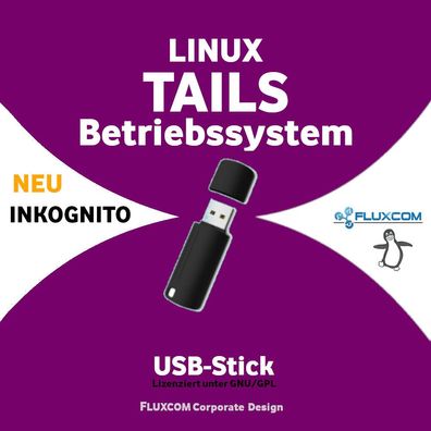 TAILS 5.19 Linux Live USB-Stick 16GB deutsch - Brandneu