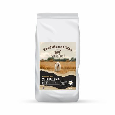 2x10kg Natural TRAIL Traditional Way Buffalo Hundefutter