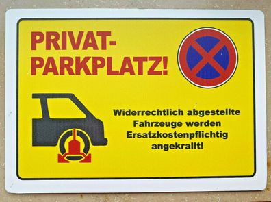 2. Wahl - Privatparkplatz - Aludibond Fahrzeuge werden angekrallt! Nr. 2