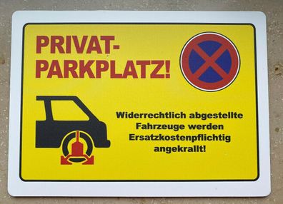 2. Wahl - Privatparkplatz - Aludibond Fahrzeuge werden angekrallt! Nr. 1