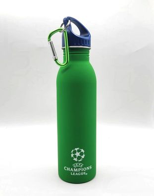 2x Heineken Trinkflasche Thermoflasche Champions League Design in grün
