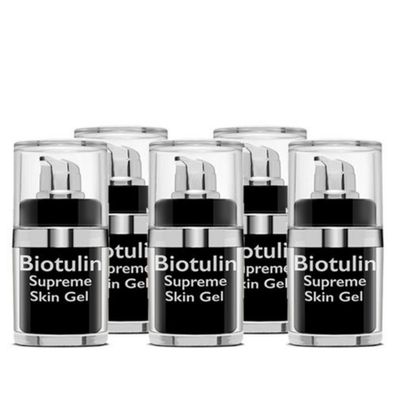 2666,53€/ Liter) Biotulin - Supreme Skin Gel | Anti-Falten Serum 5x15ml