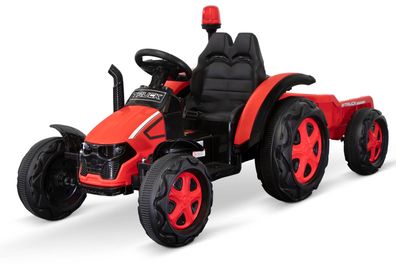 Kinder Elektro Traktor 2x35W 12V/7Ah inkl. Anhänger Kinderauto Kinderfahrzeug