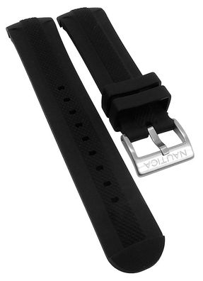 Nautica > Uhrenarmband 22mm | Kunststoff schwarz > NAD155224 155224