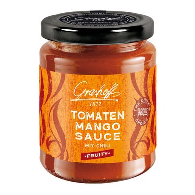 BBQue Tomaten-Mango-Sauce mit Chili