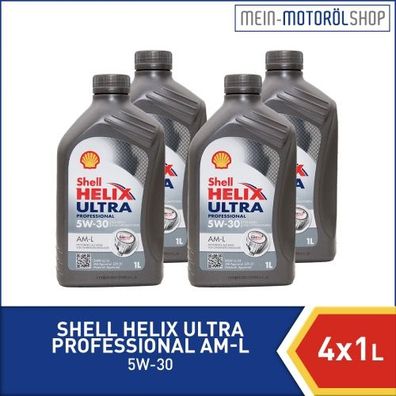 Shell Helix Ultra Professional AM-L 5W-30 4x1 Liter